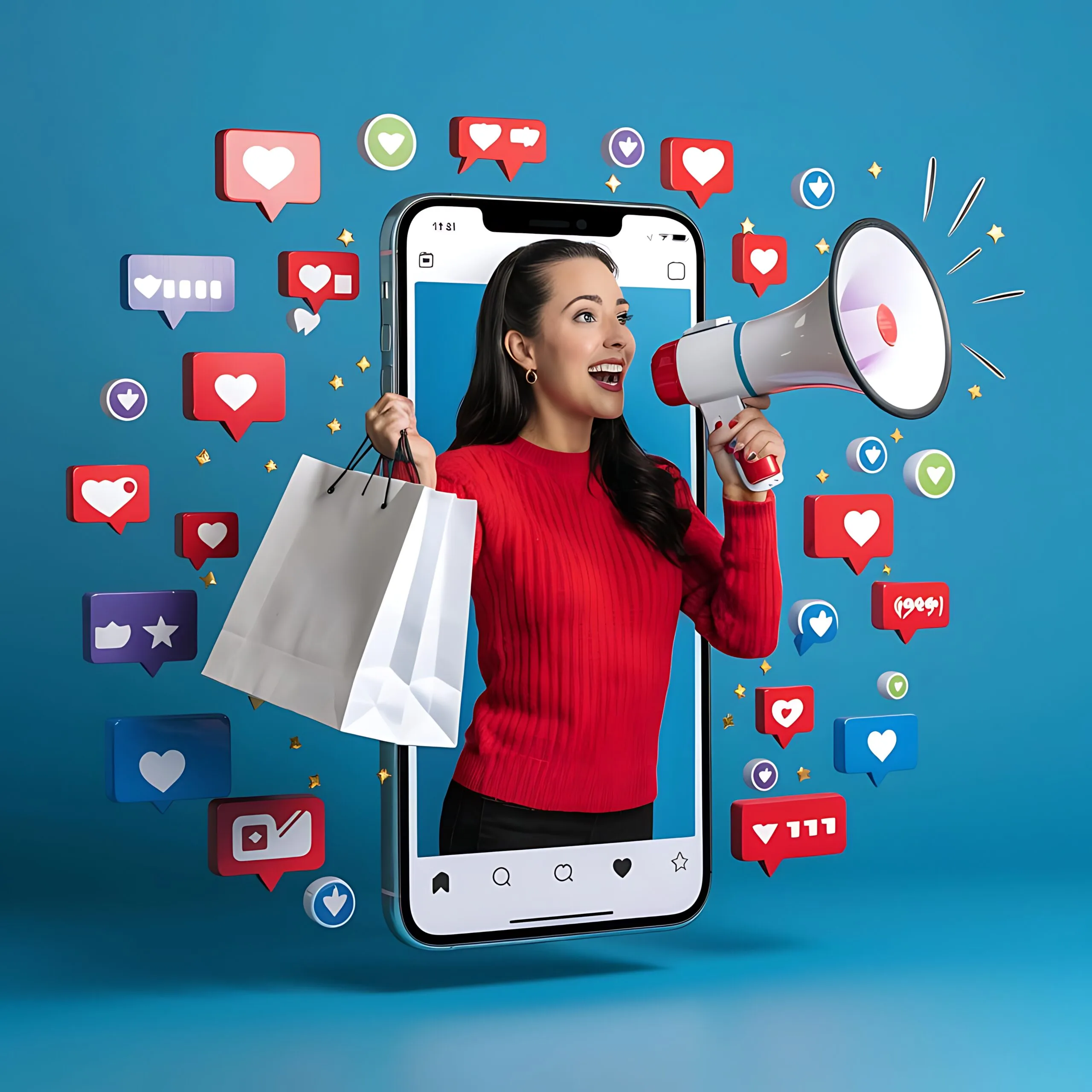 Three people are standing